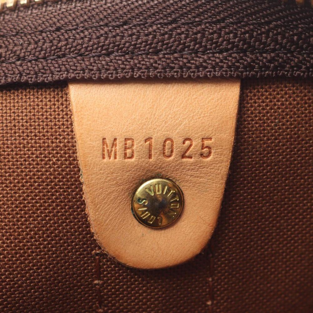 LOUIS VUITTON Brown Monogram Leather Keepall 50 Boston Bag - Picture 5 of 8